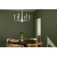 thumbnail image 4 of 52525WH Kichler Lighting Deela - 6 Light Chandelier-22.5 Inches Tall and 28 Inches Wide-White Finish, 4 of 12