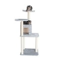 thumbnail image 2 of GleePet 57" real wood Cat Tree GP78571022 Silver Gray, 2 of 6