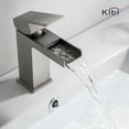 thumbnail image 3 of Waterfall Solid Brass Single Handle Sink Faucet, 3 of 9