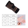thumbnail image 3 of EXCIXING Coppers Wrist Brace for Golf Yoga Tennis Wrist Support Knitted Wrist Band, 3 of 13