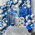 thumbnail image 4 of Inteprter Artículos de fiesta para feliz cumpleaños Celebración inolvidable Conjunto de decoraciones de 18 cumpleaños Kits de decoración para fiestas, 4 of 6