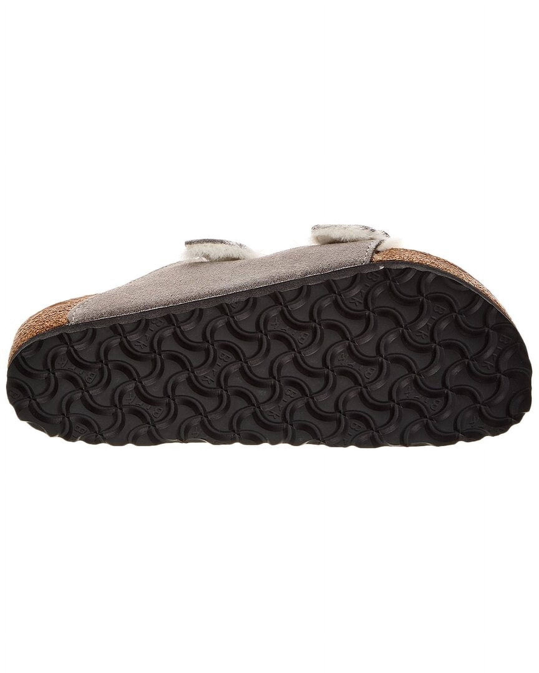 Birkenstock Arizona Suede & Shearling Sandal, 42