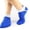 Blue, variant on Unisex Sports Non Slip 5 Toe Socks Pilates Massage Socks with Full Grip