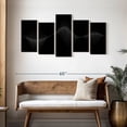 thumbnail image 3 of Elephant Stock Sound Wave Wall Art - Horizontal Multi Panel Canvas - Living Room Wall Decor - Music Multi Panel - Black And Gray Decor - 54" x 27", 3 of 8