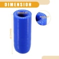 thumbnail image 4 of 1 unidad de tap?n de extremo de manguera de vac?o de admisi?n de tapa de refrigerante de silicona universal de 16mm 0.63 "ID-coche para puerto de agua de vac?o de derivaci?n del calentador de refrigerante-azul de silicona Unique Bargains Tapa de manguera de silicona, 4 of 6