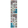 thumbnail image 2 of SAFAVIEH Carousel Kids Devan Train Track Runner Rug, Gray/Ivory, 2'3" x 14', 2 of 11