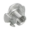 thumbnail image 3 of Unique Bargains 3/8'-16 T-nut 100 Pack 304 Acier Inoxydable 4 Écrous à Té à Dents Filetés Insertion, 3 of 6