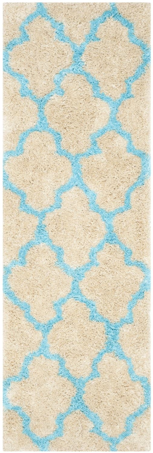 Safavieh Barcelona Anabelle Tapis Peluche Shag Géométrique