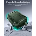 thumbnail image 6 of ESR Case Compatible with AirPods Pro 2nd & 1st Gen (2023/2022/2019), MagSafe Ready, Drop Protection & Magnetic Lid, Green, 6 of 9