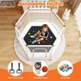 thumbnail image 5 of 60" Mini Trampoline for Kids with Safety Enclosure Net, SHINPT Indoor & Outdoor Trampoline with Adjustable Gymnastics Bars and Rust-Resistant Steel Frame, Small Trampoline for Boys & Girls, 5 of 9