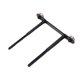 thumbnail image 3 of Pilar de carcasa delantera y trasera RC, aleación de aluminio, pilar de carcasa de fibra de carbono para AXIAL SCX10 90046 90047 1/10 RC Car177mm/7in, 3 of 10