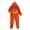 Fluorescence Yellow #2, variant on Womens Halloween Pumpkin Face Jumpsuits Flannel Funny Printed Long Sleeve Zip Up Cute Y2k Overalls Casual Loungewear Sleepwear Graphic Fall Pants Orange M