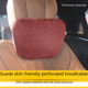 thumbnail image 2 of Cojín para el cuello de Mercedes Clase S, cojín de cuero transpirable para asiento de coche, reposacabezas para BMW Serie Z, Mercedes Serie V, 2 of 5