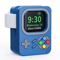 thumbnail image 4 of Soporte Del Cargador Soporte de cargador de consola de juegos 3D de silicona para Apple Watch Series 8 7 (Azul) Ehuebsd Para estrenar, 4 of 5