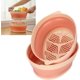 thumbnail image 1 of Cesta de drenaje plegable, cesta de almacenamiento de verduras de drenaje hueco plegable portátil de doble capa, herramientas de cocina para lavabo (tamaño: Grande), 1 of 5