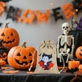 thumbnail image 4 of Christmas Decorations Halloween Drawstring Candy Bag Linen Burlap Pouch for Trick Or Party Wrapping, 4 of 5