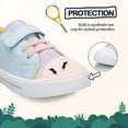 thumbnail image 6 of Kushyshoo Toddler Canvas Shoes Blue Hook and Loop Children Sneakers Size 12, 6 of 7
