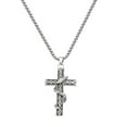 thumbnail image 4 of Collar con colgante luminoso de cruz de serpiente Strade Fareast Limited 4 piezas azul, 4 of 8