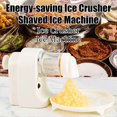thumbnail image 4 of Compatible Shaved Ice Machine Snow Cone Machine with Stainless Steel Blades One-Button Operation Easy to Clean Electric Ice Machine QingHai_Perfect Gift, 4 of 5