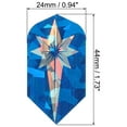 thumbnail image 2 of Unique Bargains Fléchettes Minces, Lot de 6 Accessoires pour Animaux, Bleu, 2 of 5