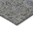 thumbnail image 4 of 5' X 8' Khaki Taupe And Gray Floral Washable Indoor Outdoor Area Rug, 4 of 5