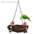thumbnail image 1 of Hanging Swing Bird Toy,Bird Nest Hanging Cage Rattan Birds Nest Toy Parrot Toy True Excellence, 1 of 11