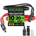 thumbnail image 1 of Solar Extension Cable GEARit 10AWG 20ft Male to Female, 1 of 7