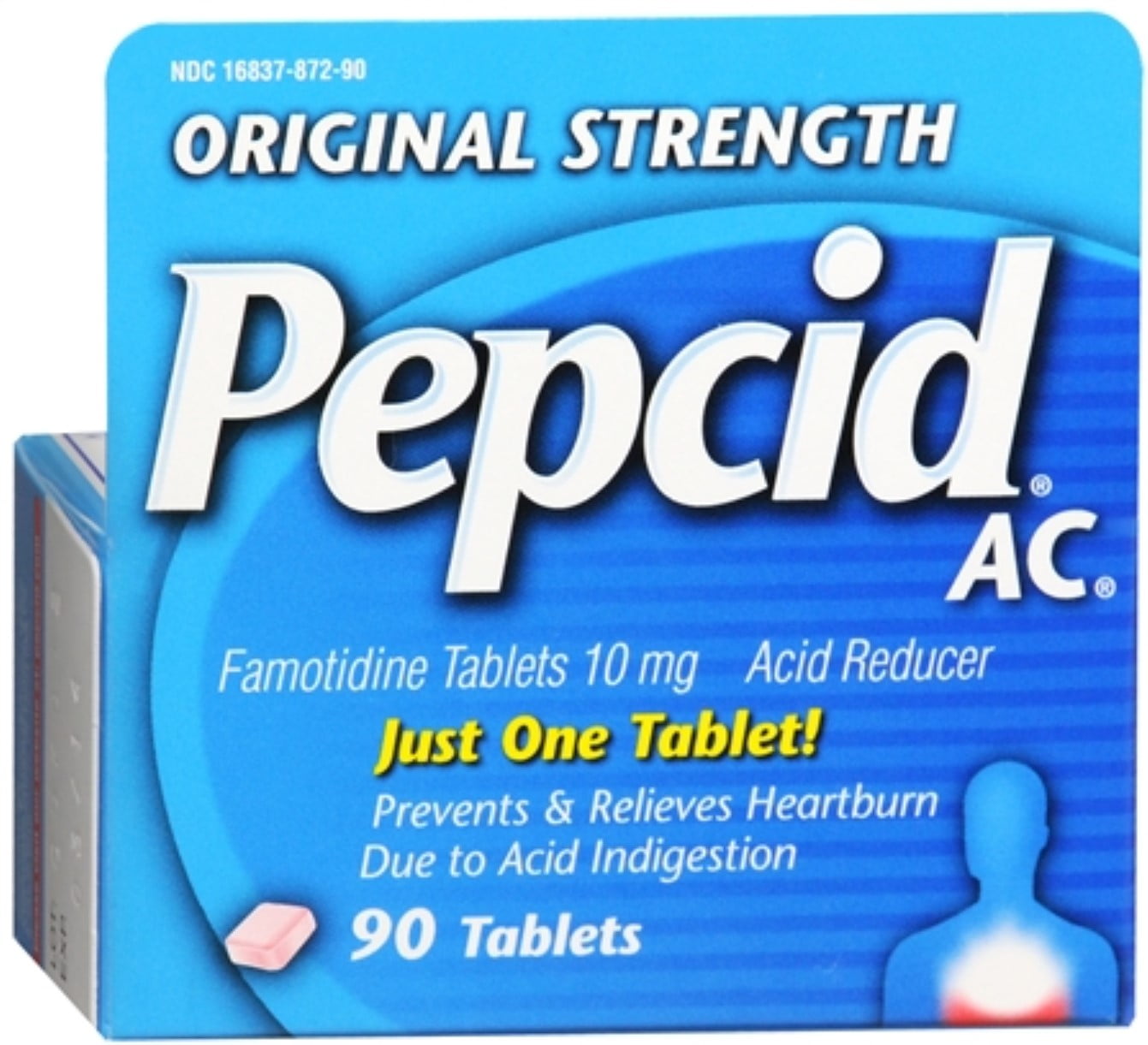 Pepcid AC Tablets Original Strength 90 Tablets (Pack of 2) - Walmart.com