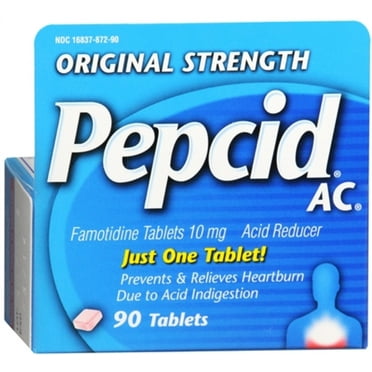 Pepcid AC Tablets Original Strength 90 Tablets (Pack of 6)