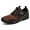 Brown, variant on LUXUR Men Trekking Sneakers Breathable Hiking Shoes Low Top Wading Shoe Lightweight Casual Sneaker Mens Trainers Brown 10.5