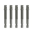 thumbnail image 2 of Juego de 5 adaptadores de extensión de dados, puntas de destornillador, adaptador de dado a taladro, vástago hexagonal de 1/4" para herramientas 25 mm, 2 of 8