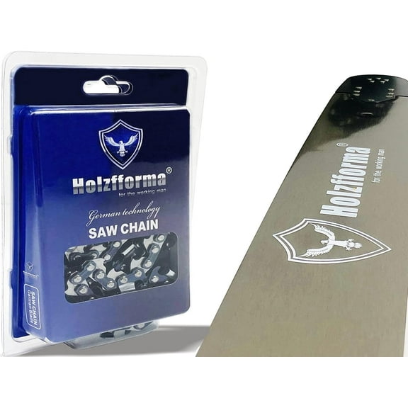 Holzfforma 28 Inch Guide Bar Semi Chisel Ripping Saw Chain .3/8 .063 92 Drive Links Combo For G444 G466 G660 Chainsaw