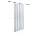 thumbnail image 3 of Cortina de Baño Home Trends Microfibra Blanco 180x180 cm, 3 of 4