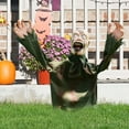 thumbnail image 4 of Halloween Decoration Outdoor Courtyard Logo Shaped Electronic Plug Sound Control Swinging Body Decoration Terrifying Skeleton Garden Prop Post, 4 of 5