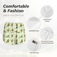 thumbnail image 4 of Fuzoiu Avocado for Exercise Print Women's Athletic Shorts, Double-Layer Running Shorts with Pocket,Women's Workout Shorts for Yoga, Gym, and Workouts-Large, 4 of 7