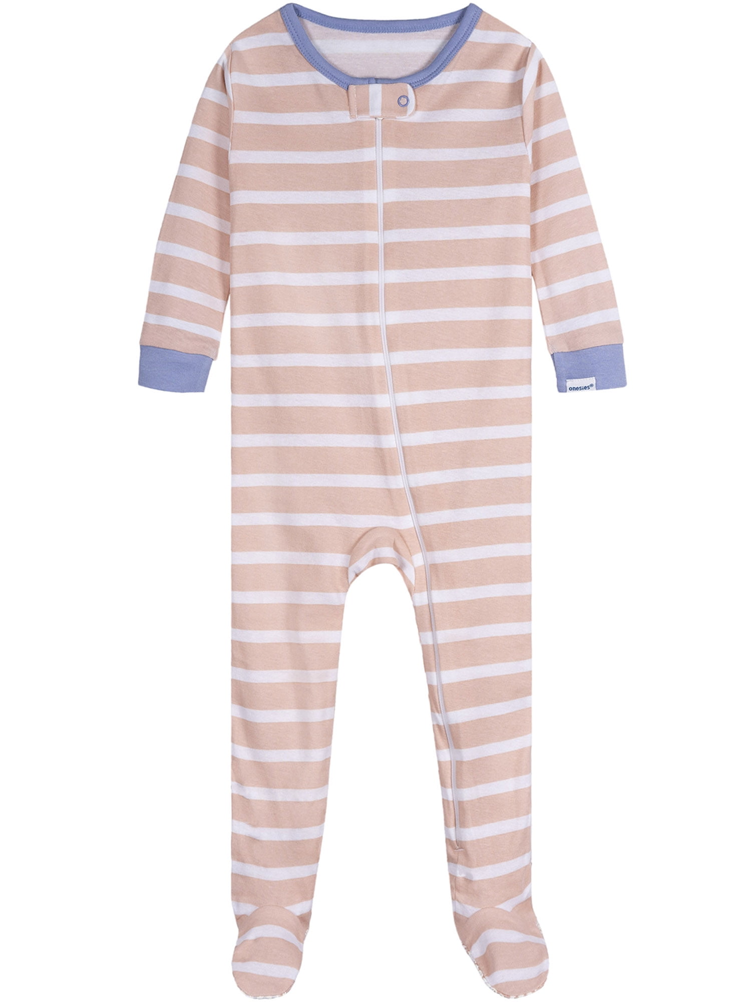 Onesies Brand Baby Girl Footed Pajamas, 4-Pack, Sizes Newborn - 24 Months