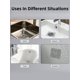 thumbnail image 5 of 1pc/3pcs/6pcs/12pcs Disposable Shower Drain Sticker, Prevent Hair Clogging, Bathroom Accessories, Bathroom Tools, 5 of 5