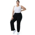 thumbnail image 3 of Athletic Works Women's Plus Size Core Active Relaxed Fit Pants, 2-Pack, 3 of 15