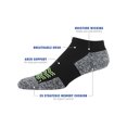 thumbnail image 2 of Gildan Men's Active Strategic Cushion No Show Socks, 6 Pairs, 2 of 5
