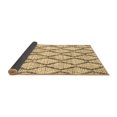 thumbnail image 2 of Ahgly Company Indoor Square Trellis Brown Modern Area Rugs, 3' Square, 2 of 4