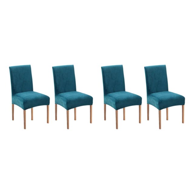Justharion 1/2/3 2piece Machine Washable Chair Cover For Effortless Cleaning Skin-friendly Teal 2 pcs 2PCS