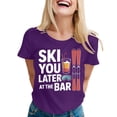 thumbnail image 2 of Shirts For Women Casual Short Sleeve T Shirt Round Neck Printed Blouse Top Fashion Trendy Clothes, 2 of 4