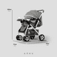 thumbnail image 4 of Carriola de Bebé Plegable Ultra Premium AOKU Gris, 4 of 8