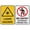 Warning Sign 4, variant on Laser Hazard No Entry Authorised Persons Only Outdoor Safe Sign - 8"x12", UV Protected, Weatherproof - Lab, Workshop, Medical Facility Alert