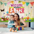 thumbnail image 1 of Xihbxyly Telón de Fondo de Pascua, Tela para Fotografía con Corona de Primavera Vibrante, Diseño Festivo Colorido, Ligero y Fácil de Colgar, Perfecto para Fiestas y Celebraciones, Ideal para Eventos, 1 of 7