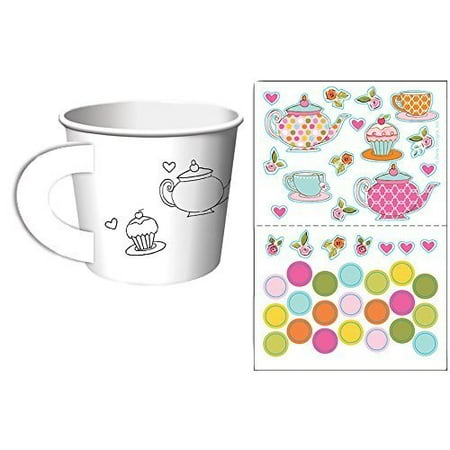 - Tea Time Tea Party Decorate Your Own Favor Cups (6 ct)