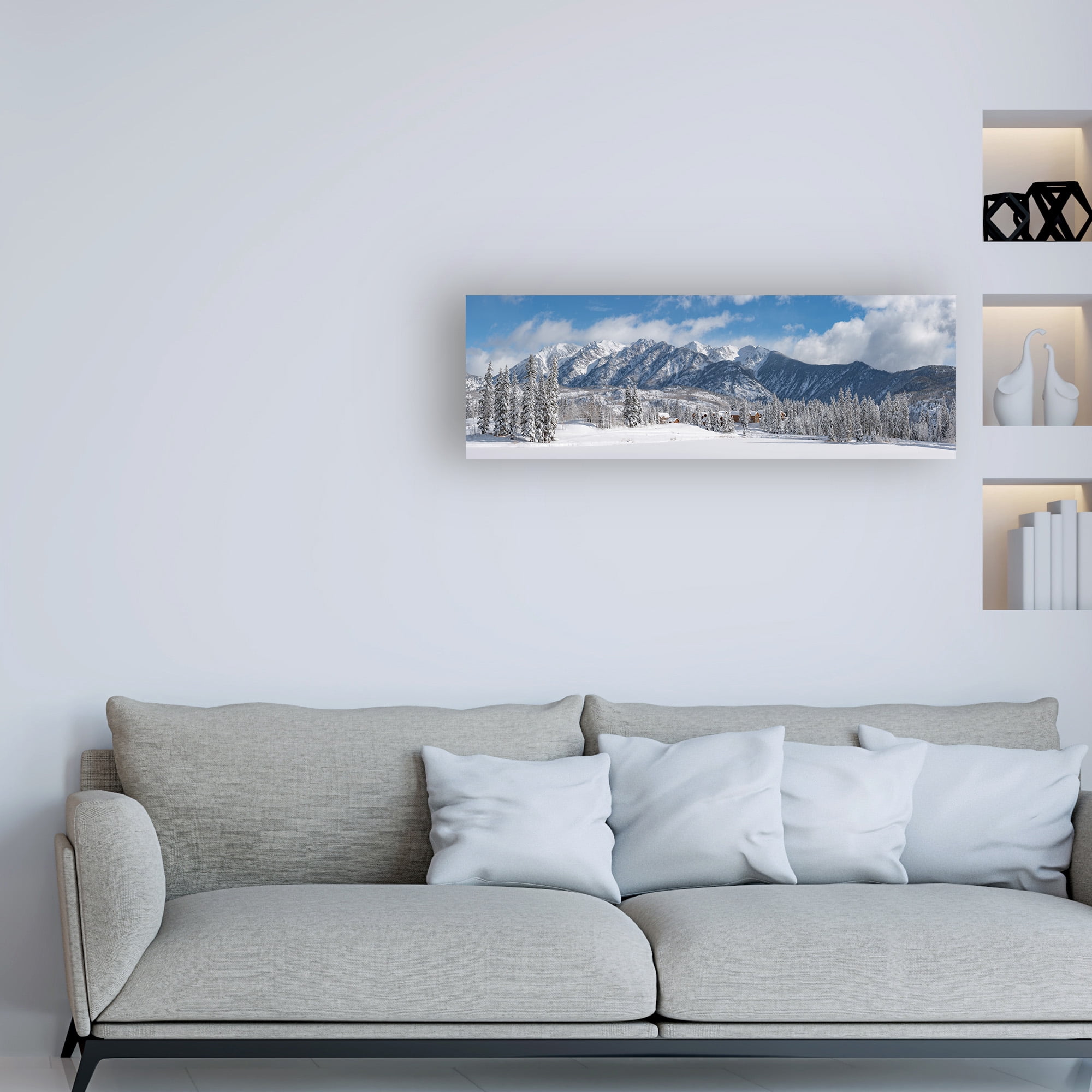 Trademark Fine Art 'Colorado Winter Wonderland' Canvas Art by Darren White Photography