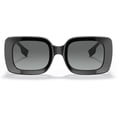 thumbnail image 4 of Burberry 4327 Delilah Sunglasses 300111 Black, 4 of 5