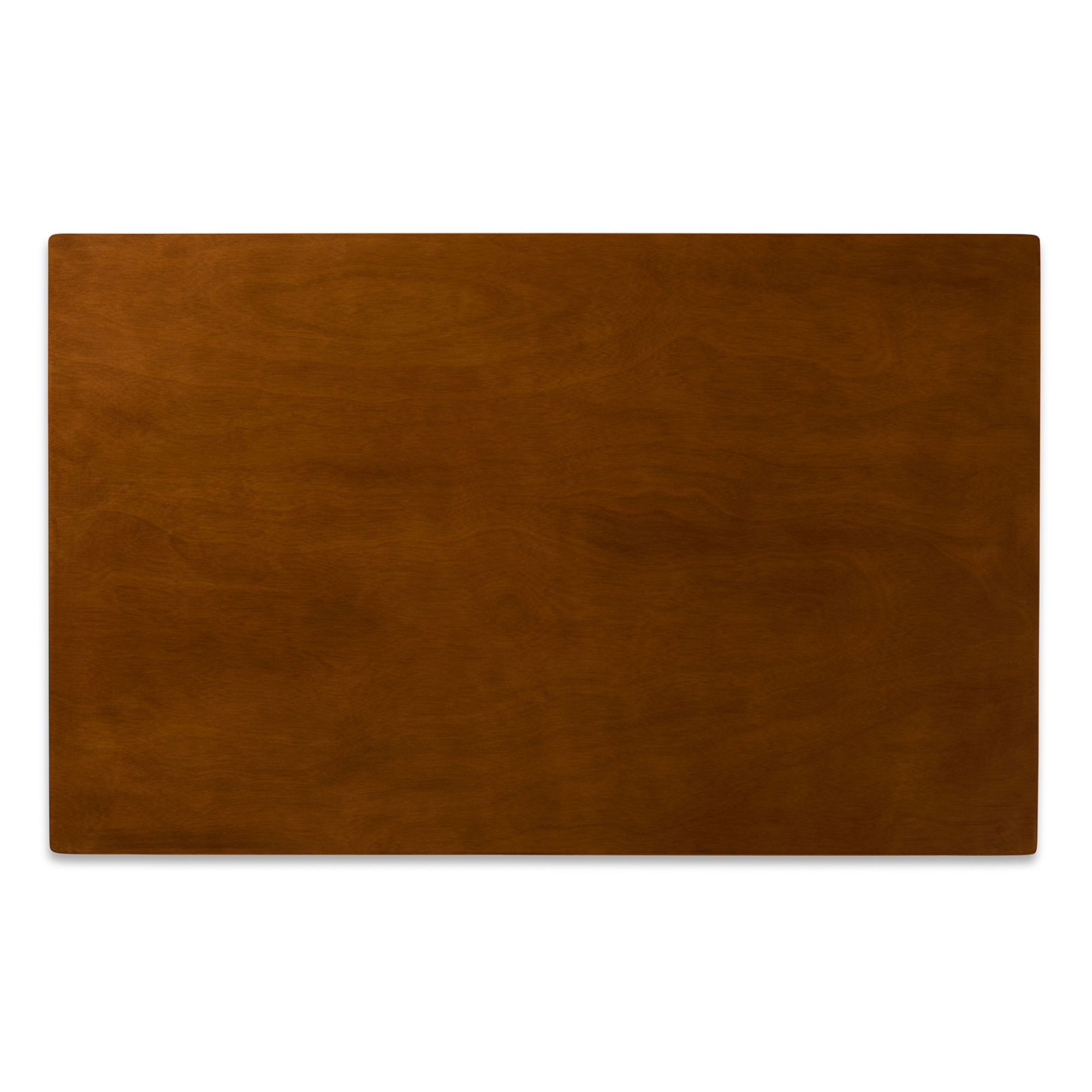 Baxton Studio Damara Mid-Century Modern Sand Fabric Upholstered and Walnut Brown Finished Wood 5-Piece Dining Set