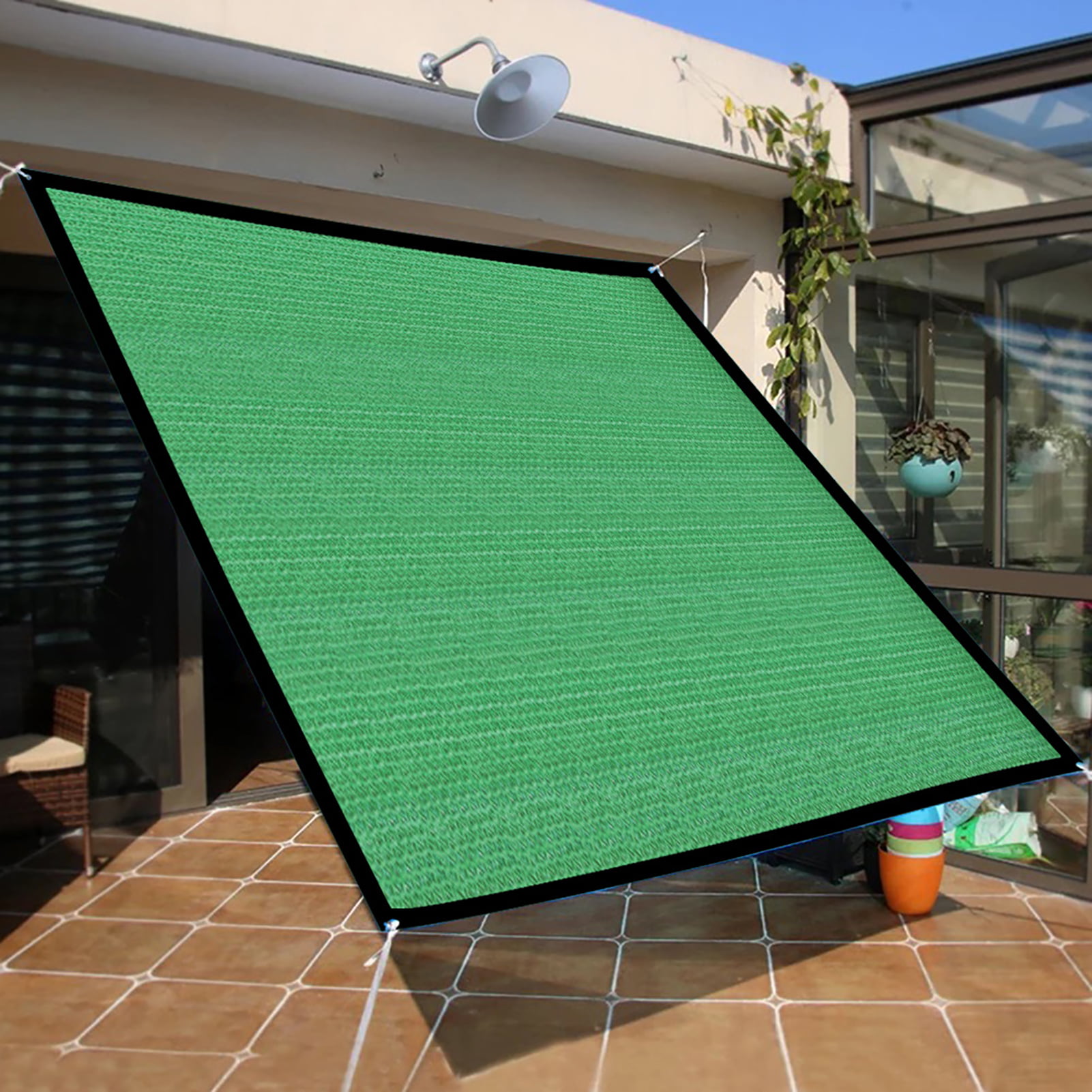 Sand 185GSM UV Block Canopy for Patio Lawn Yard Details about   20' x 20' Sun Shade Sail 